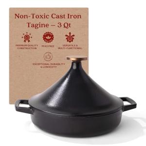 Alva Nori 3Qt Enameled Cast Iron Tagine Pot