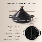 Alva Nori 3Qt Enameled Cast Iron Tagine Pot