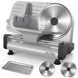 OSTBA Electric Meat Slicer with Adjustable Thickness