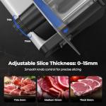 OSTBA Electric Meat Slicer with Adjustable Thickness