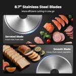 OSTBA Electric Meat Slicer with Adjustable Thickness