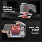 OSTBA Electric Meat Slicer with Adjustable Thickness