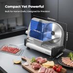 OSTBA Electric Meat Slicer with Adjustable Thickness