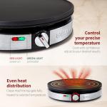 Gourmia 12” Nonstick Electric Crepe Maker