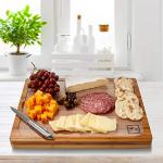 Bamboo Cutting Board with Color-Coded Mats