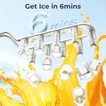 ZAFRO Portable Countertop Ice Maker - 9 Bullet Cubes
