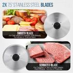 Electric Food Slicer with Adjustable Thickness and Safety