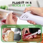 NutriChef Electric Turkey Slicer with Carving Blades