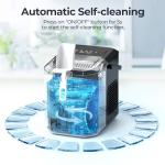ZAFRO Portable Countertop Ice Maker - 9 Bullet Cubes