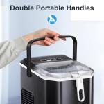 ZAFRO Portable Countertop Ice Maker - 9 Bullet Cubes