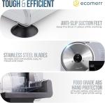 Electric Food Slicer with Adjustable Thickness and Safety