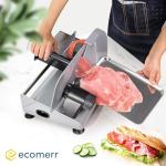Electric Food Slicer with Adjustable Thickness and Safety