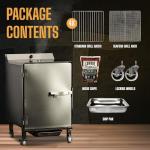 SmokinTex Electric Smoker - Spacious Stainless Steel BBQ