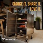 SmokinTex Electric Smoker - Spacious Stainless Steel BBQ