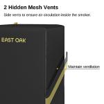 30-Inch Electric Smoker Cover with Vents and Straps