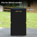 30-Inch Electric Smoker Cover with Vents and Straps