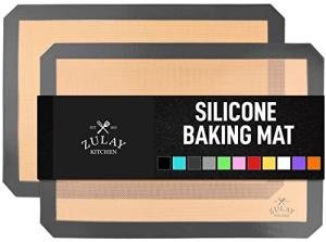Zulay Kitchen 2-Pack Nonstick Silicone Baking Mats