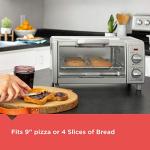 BLACK+DECKER Air Fryer 4-Slice Toaster Oven