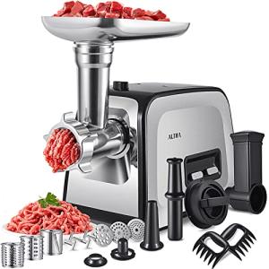 Electric Meat Grinder & Sausage Stuffer with Accessories