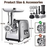 Electric Meat Grinder & Sausage Stuffer with Accessories