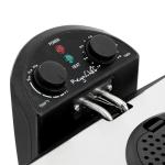 MegaChef Electric Deep Fryer with Timer and Control