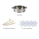 16-Piece Nonstick Pots and Pans Cookware Set