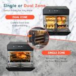 24Qt Dual Zone Air Fryer Oven Combo
