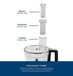 GE 12-Cup Food Processor with 3 Accessories