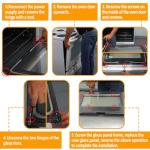 GE Range Oven Inner Door Glass Replacement