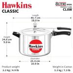 Hawkins 8 Litre Aluminium Pressure Cooker