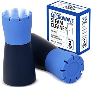 Impresa Blue Microwave Steam Cleaner (2-Pack)