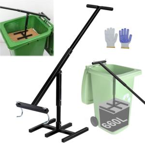 Manual Trash Compactor with Adjustable Handle