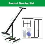 Manual Trash Compactor with Adjustable Handle