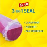 Glad Press'N Seal Food Wrap with Griptex, 70 Sq Ft