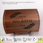 Custom Engraved Cutting Board for Couples