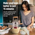 Wooden Butter Churn Kit with Glass Jar - 1.5L