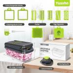 Yusshn 12-in-1 Multifunctional Vegetable Chopper