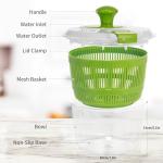 3 QT Salad Spinner with Bowl and Basket