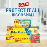 Glad Press'N Seal Food Wrap with Griptex, 70 Sq Ft