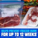 Ziploc Quart Freezer Bags, Easy Fill, 60 Count