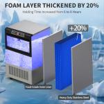 YITAHOME 100lbs Under Counter Ice Maker Machine