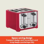 BELLA 4 Slice Toaster with Extra Wide Slots