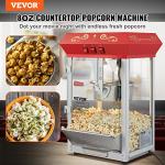 VEVOR 8 Oz Commercial Popcorn Machine, Red