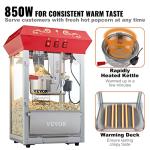 VEVOR 8 Oz Commercial Popcorn Machine, Red