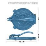 8-Inch Cast Iron Tortilla Press with No-Slip Handle
