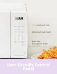 COMFEE Retro Microwave with Multi-Stage Cooking