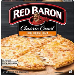 Red Baron Classic Four Cheese Frozen Pizza, 21 Oz