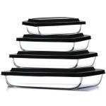 Eatex 8-Piece Glass Casserole Bakeware Set