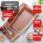 Eatex 8-Piece Glass Casserole Bakeware Set