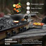 Koblenz Portable 4-Burner Gas Stove - Bronze
